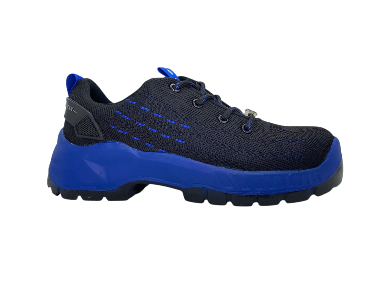 Tenis Sicuro Industrial Con Casquillo Dama Caballero SV01 Negro Azul