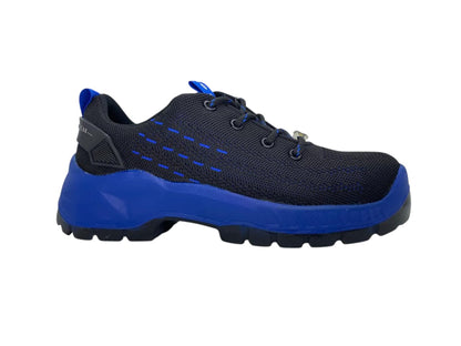 Tenis Sicuro Industrial Con Casquillo Dama Caballero SV01 Negro Azul
