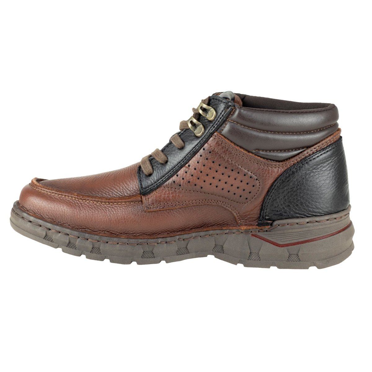 Bota Casual Para Caballero Lobo Solo 9094 Mahogany LS9094 - 250 - HMG - Roma Zapaterías