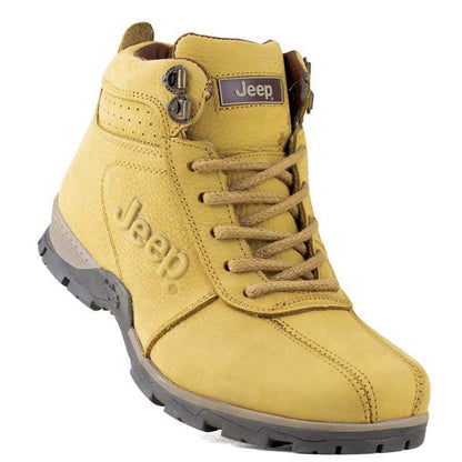 Bota Comoda Para Caballero Jeep 10427 Nobuck Miel 10427 - 250 - NMI - Roma Zapaterías