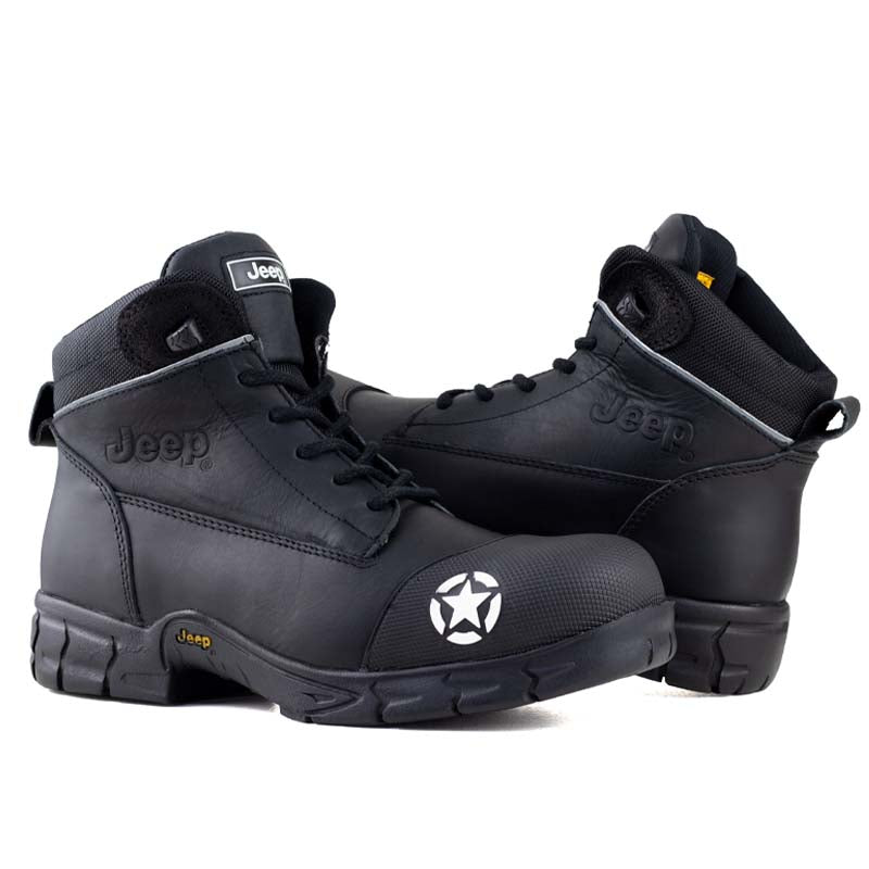 Bota Con Casquillo Para Hombre Jeep 5128 Negro 5128 - 250 - ENN - Roma Zapaterías