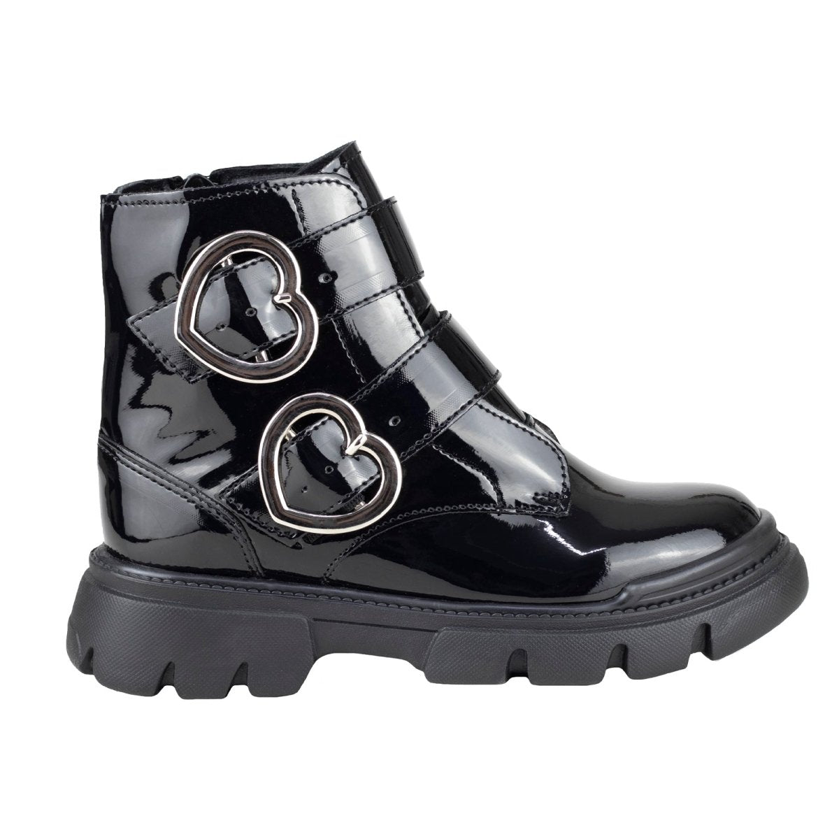 Bota de Charol Para Niña Karsten 64305 - 1A Negro 22 - 24 643051A - 220 - CHN - Roma Zapaterías