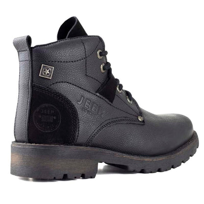 Bota Industrial Para Caballero Jeep 10156 Negro 10156 - 250 - NBG - Roma Zapaterías