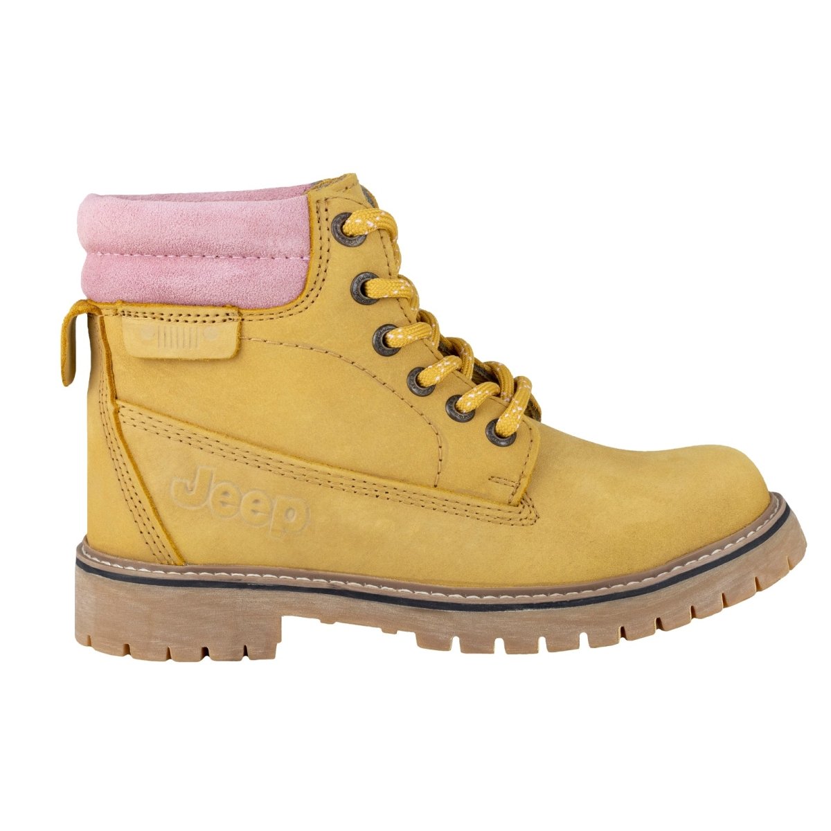 Bota Jeep Para Dama 10750 Nobuck Miel Rosa 10750 - 220 - NMR - Roma Zapaterías