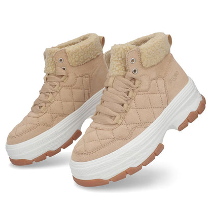 Botas Con Plataforma Para Dama Capa de Ozono 619401 Camel CO619401 - 220 - CAM - Roma Zapaterías