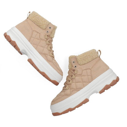 Botas Con Plataforma Para Dama Capa de Ozono 619401 Camel CO619401 - 220 - CAM - Roma Zapaterías