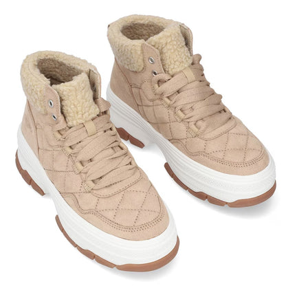 Botas Con Plataforma Para Dama Capa de Ozono 619401 Camel CO619401 - 220 - CAM - Roma Zapaterías