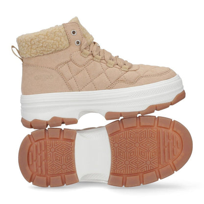 Botas Con Plataforma Para Dama Capa de Ozono 619401 Camel CO619401 - 220 - CAM - Roma Zapaterías