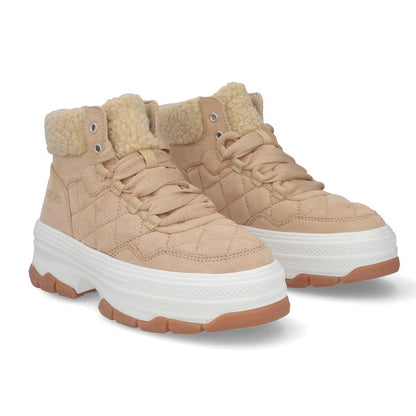 Botas Con Plataforma Para Dama Capa de Ozono 619401 Camel CO619401 - 220 - CAM - Roma Zapaterías