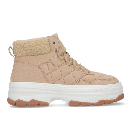 Botas Con Plataforma Para Dama Capa de Ozono 619401 Camel CO619401 - 220 - CAM - Roma Zapaterías
