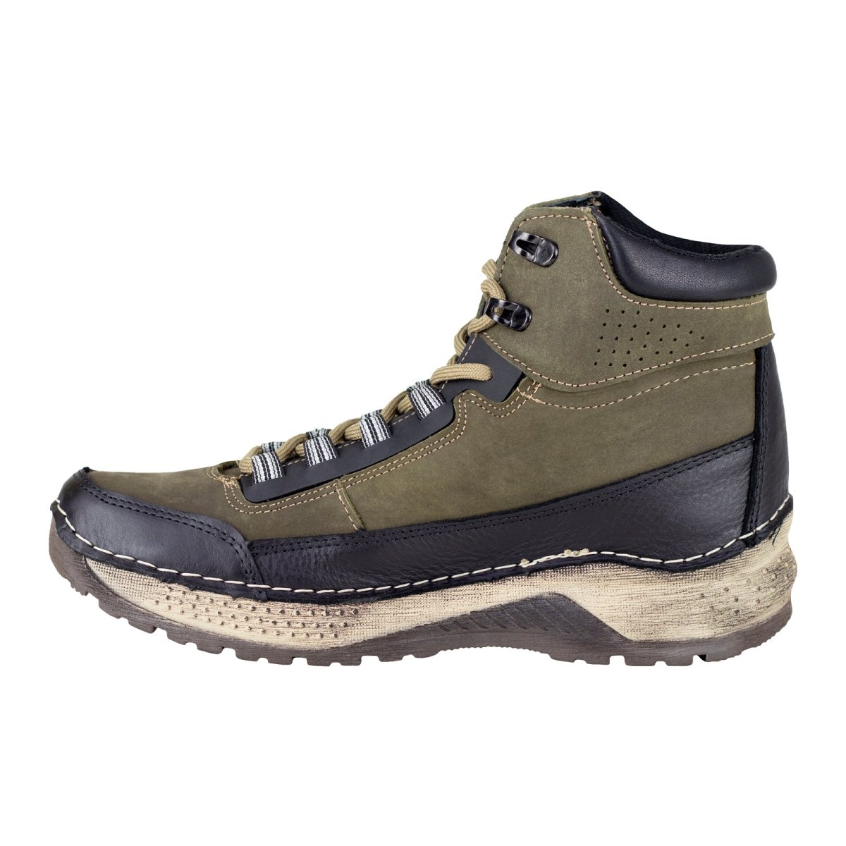 Botas Outdoor Para Caballero Lobo Solo 8797 Musgo LS8797 - 250 - NMG - Roma Zapaterías