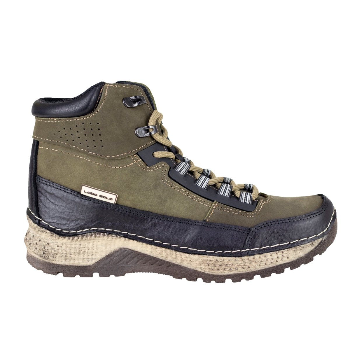 Botas Outdoor Para Caballero Lobo Solo 8797 Musgo LS8797 - 250 - NMG - Roma Zapaterías