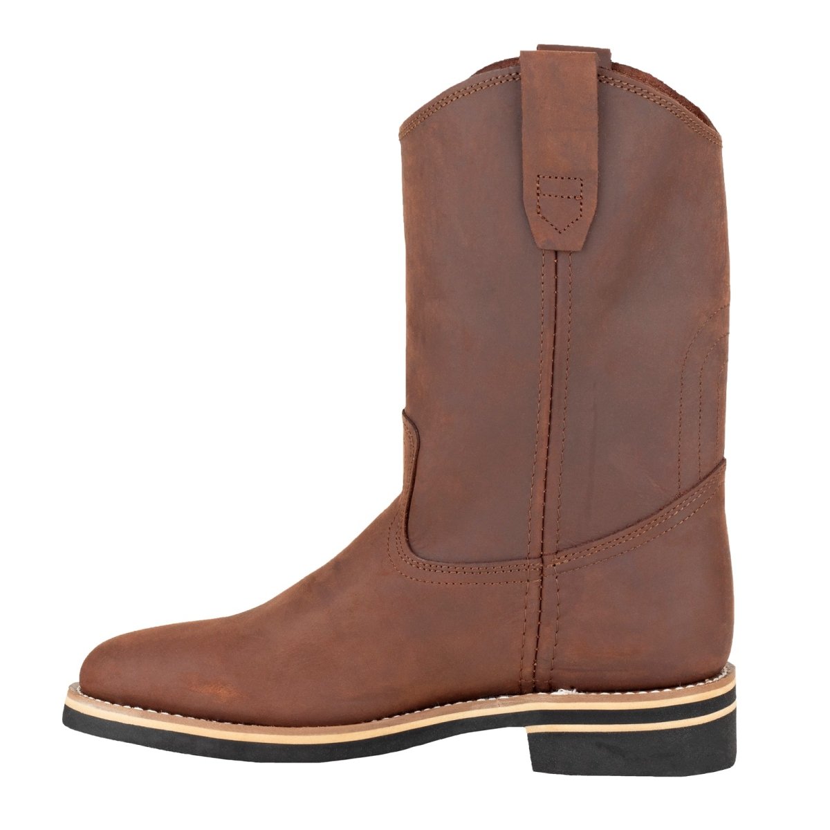 Botas Premium Vaqueras Caballero Establo 592 Crazy Café ET592 - 250 - CFC - Roma Zapaterías