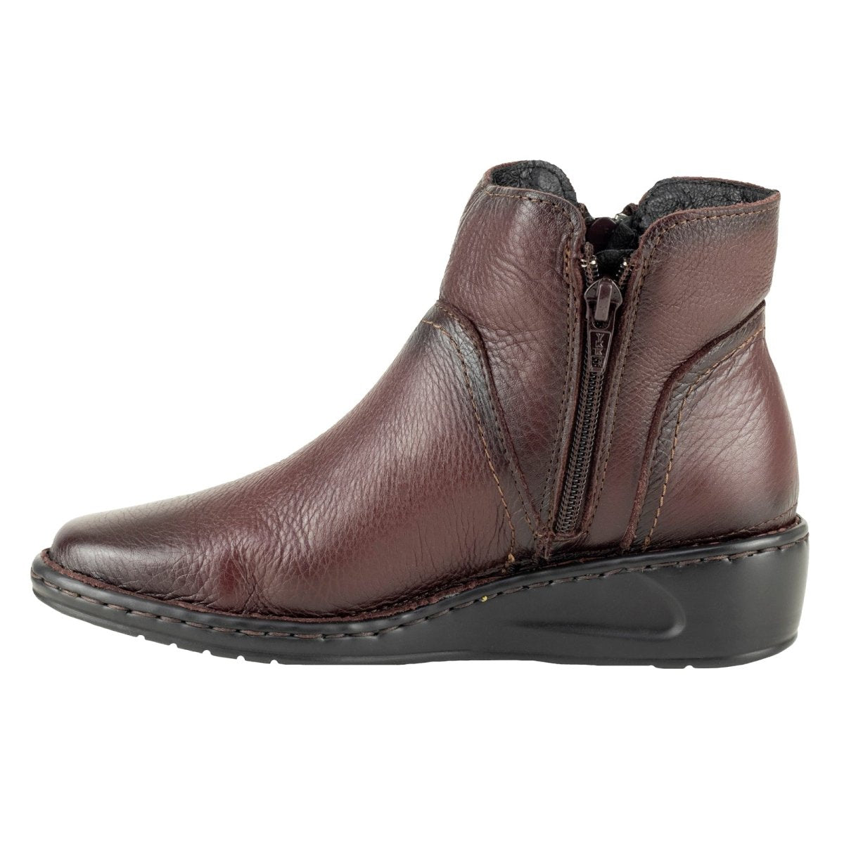 Botin Clásico Confort Para Dama Lobo Solo 4845 Vino LS4845 - 220 - HVN - Roma Zapaterías