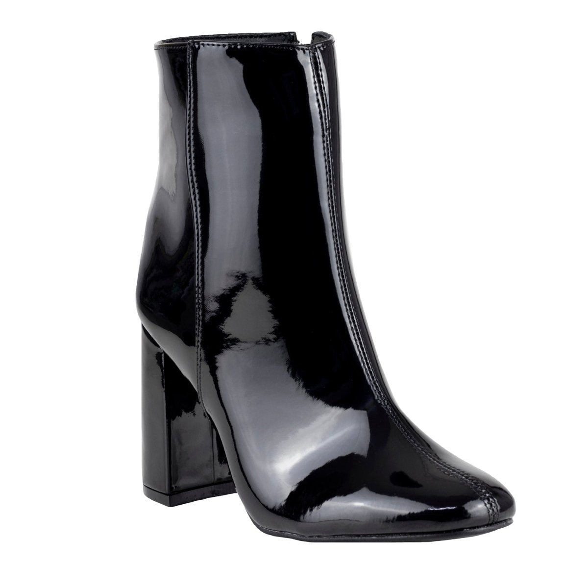 Botín Con Tacón Dama Lady Paulina Lotta 10504 Negro Charol LP10504 - 220 - CHN - Roma Zapaterías