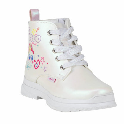 Botin Confort Para Niña Distroller 50001 - 13 - B Blanco 5000113B - 180 - BCO - Roma Zapaterías