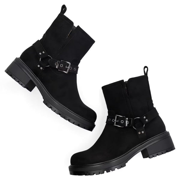 Botin Para Dama Capa de Ozono 618402 Negro CO618402 - 230 - NGR - Roma Zapaterías