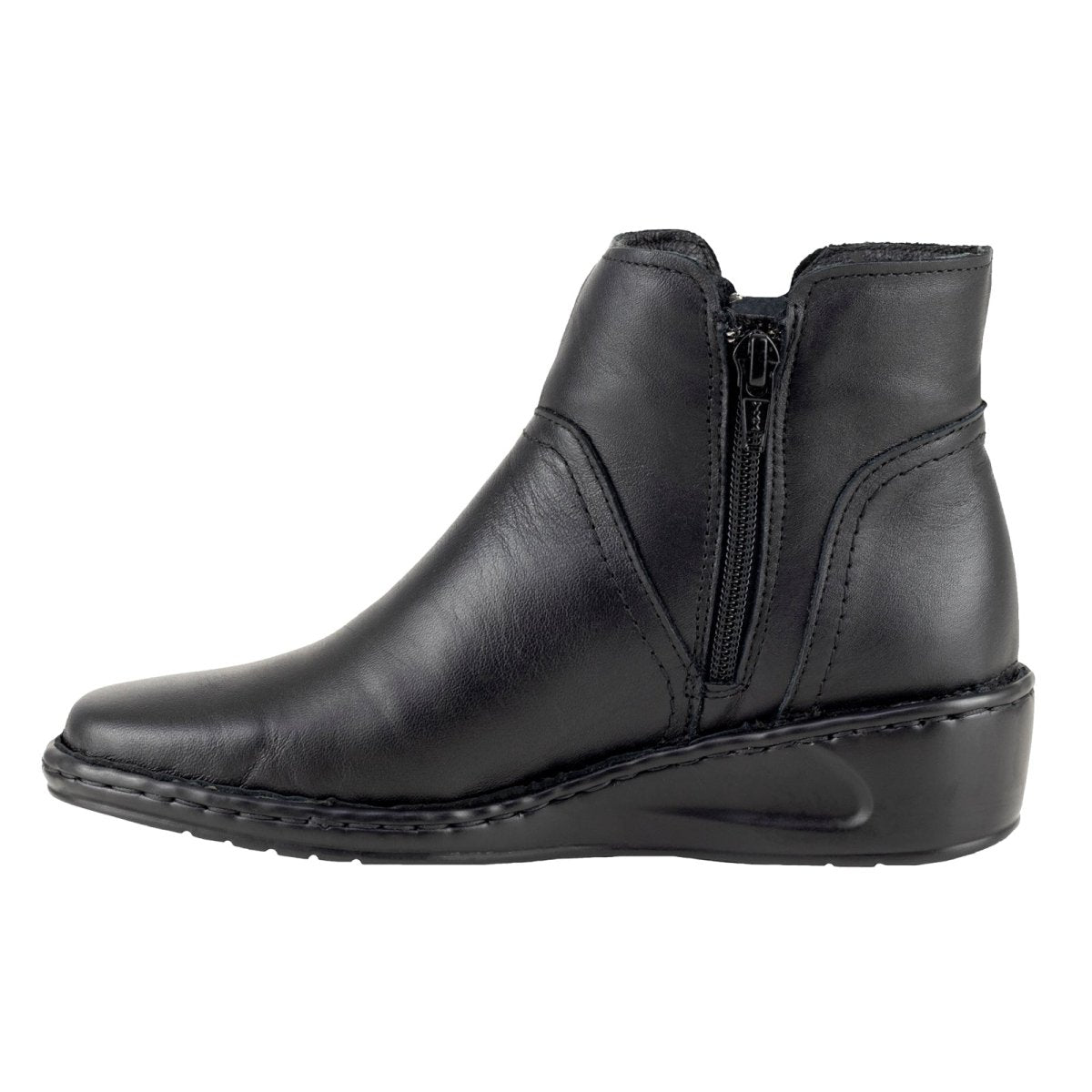 Botin Para Dama Lobo Solo 4845 Negro LS4845 - 220 - ANG - Roma Zapaterías