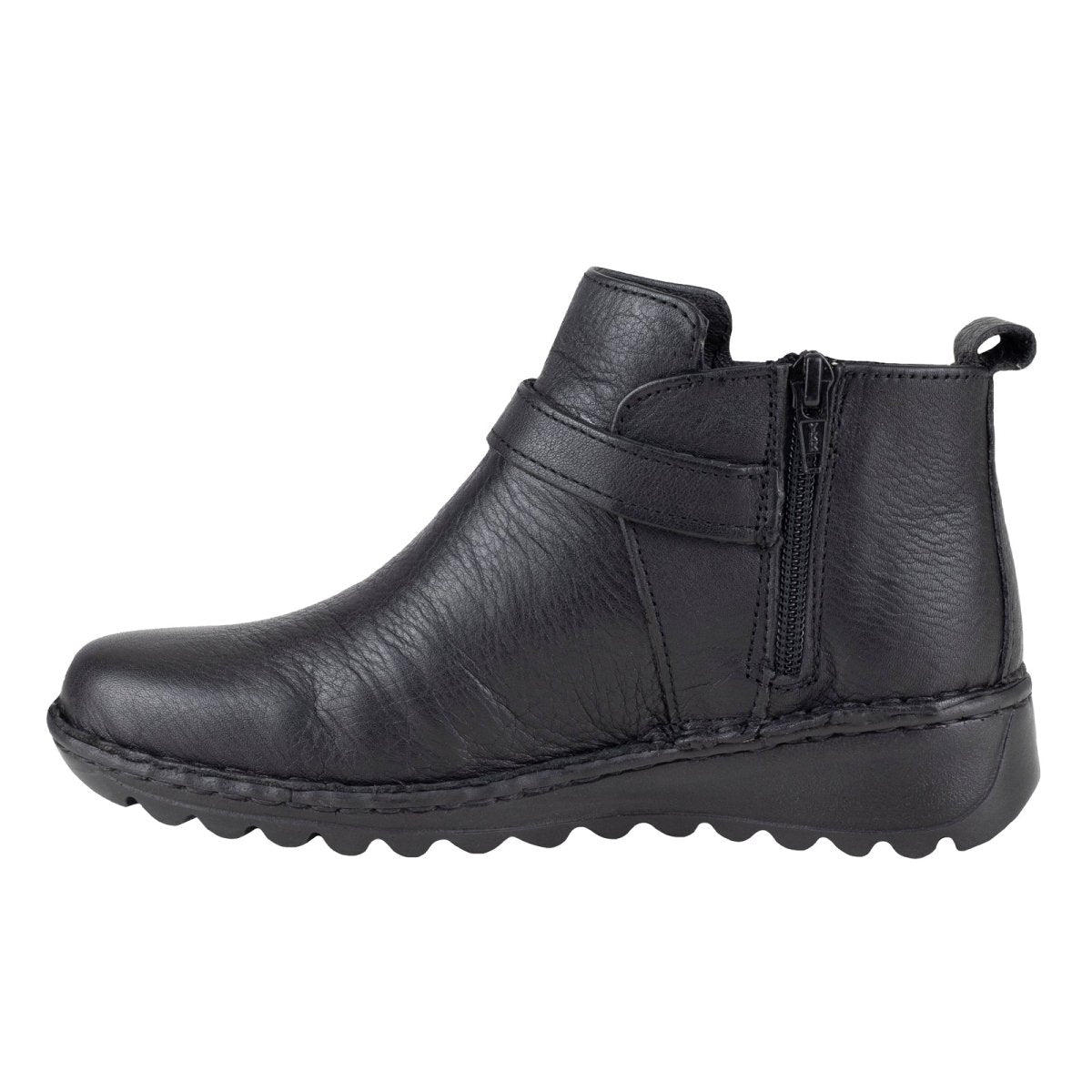 Botin Semivestir Lobo Solo Para Dama 5948 Negro LS5948 - 220 - HNG - Roma Zapaterías