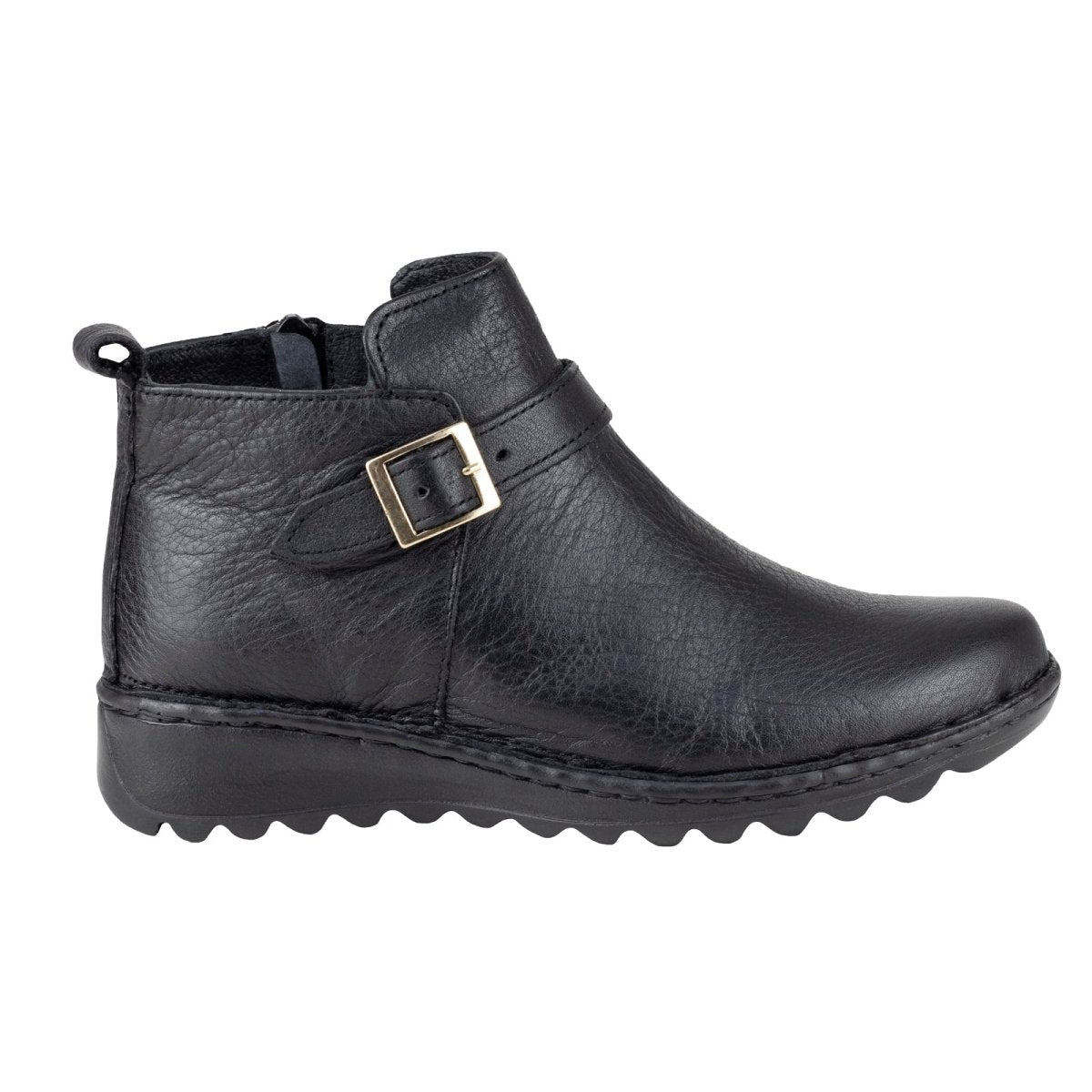 Botin Semivestir Lobo Solo Para Dama 5948 Negro LS5948 - 220 - HNG - Roma Zapaterías