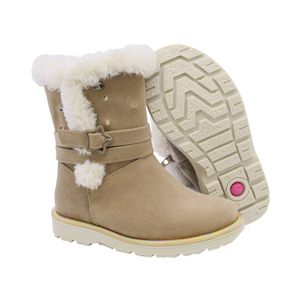 BOTITA NIÑA ELVIS CON LUCES 04 BEIGE 7500424011635 - Roma Zapaterías