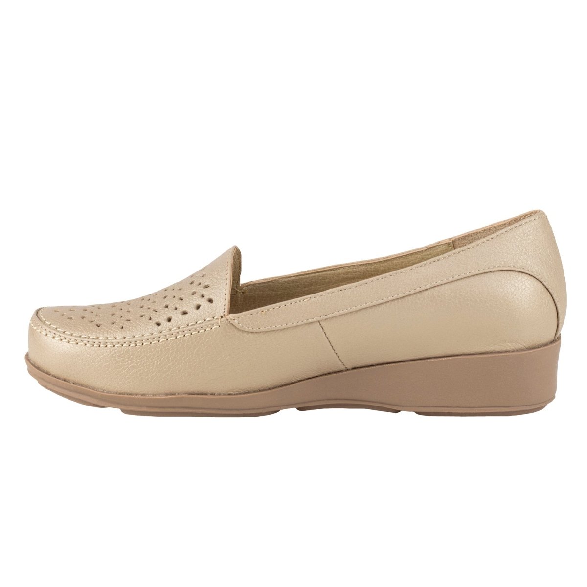 Mocasín Clásico Para Para Dama Capricho 040 Platino CP040 - 220 - VPA - Roma Zapaterías