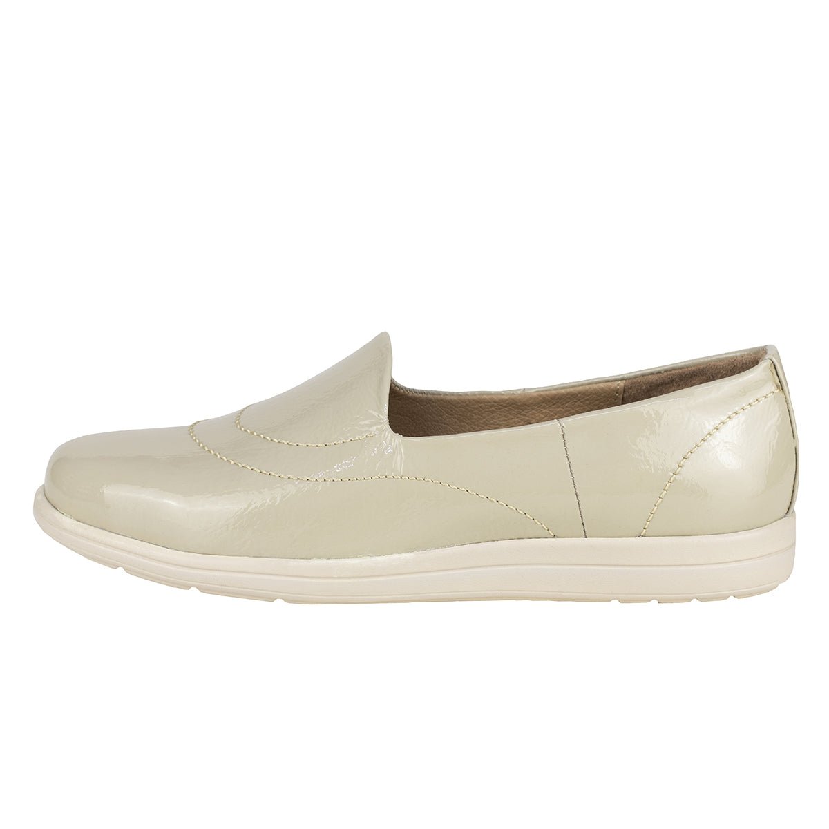 Mocasín Confort Para Dama Capricho 72034 Hueso CP72034 - 220 - CAH - Roma Zapaterías
