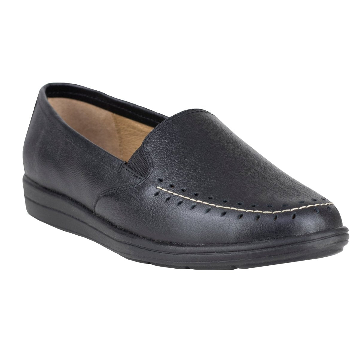 Mocasín Confort Para Dama Capricho 72036 Negro CP72036 - 220 - GNG - Roma Zapaterías