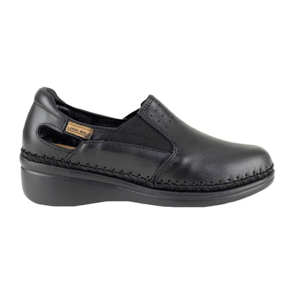 Mocasin Confort Para Dama Lobo Solo 4728 Negro LS4728 - 220 - ANG - Roma Zapaterías