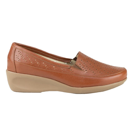 Mocasín De Vestir Para Dama Ludolfo Cota 20077 Brandy LC20077 - 220 - GBR - Roma Zapaterías