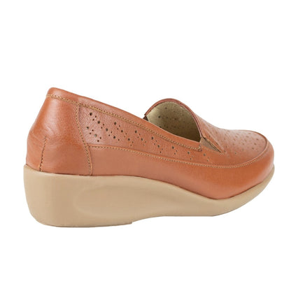 Mocasín De Vestir Para Dama Ludolfo Cota 20077 Brandy LC20077 - 220 - GBR - Roma Zapaterías