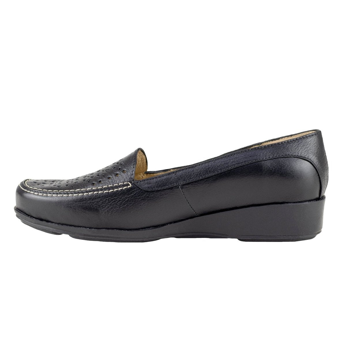 Mocasín Para Dama Capricho 040 Vicenza Negro CP040 - 220 - VNG - Roma Zapaterías