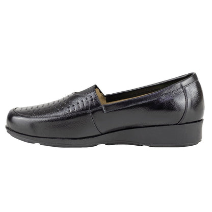 Mocasín Slip On Para Dama Capricho 319 Negro CP319 - 220 - BBK - Roma Zapaterías