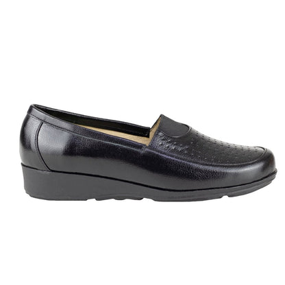 Mocasín Slip On Para Dama Capricho 319 Negro CP319 - 220 - BBK - Roma Zapaterías