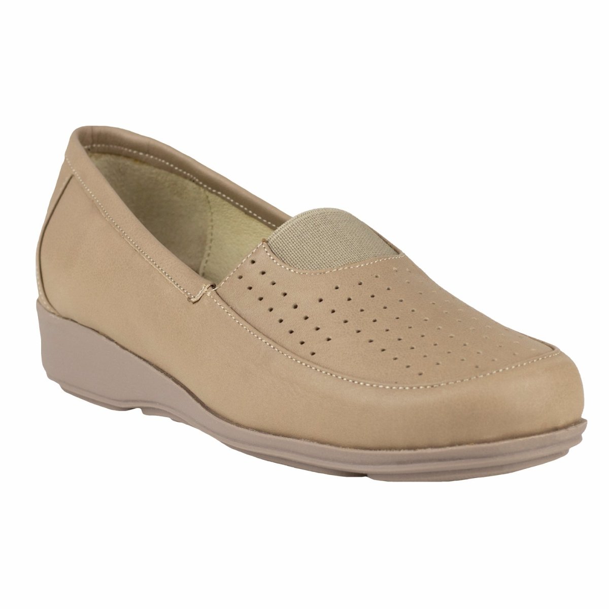 Mocasín Slip On Para Dama Capricho 319 Nude CP319 - 220 - GND - Roma Zapaterías