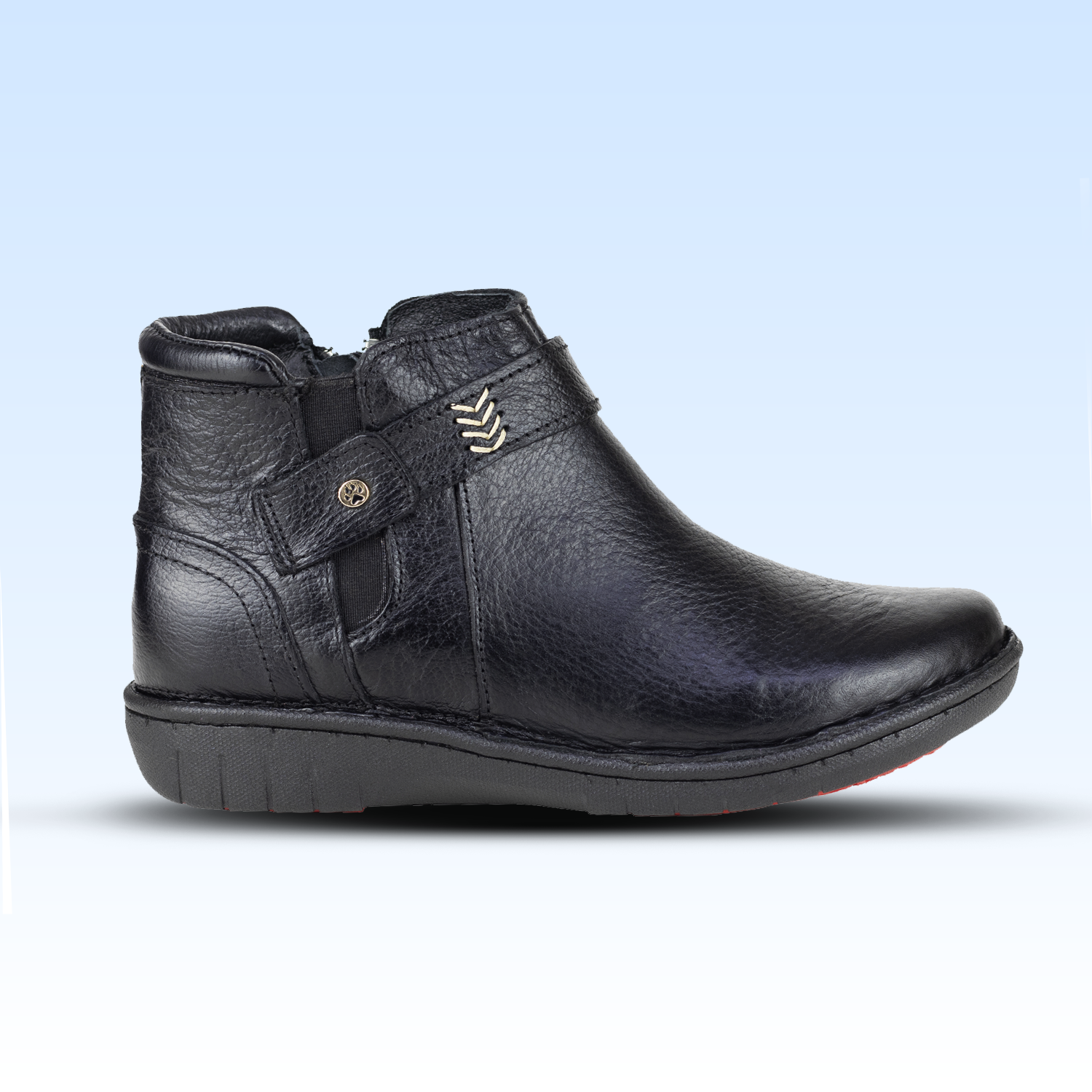 Botín Confort Casual Para Dama Lobo Solo 5860 Negro