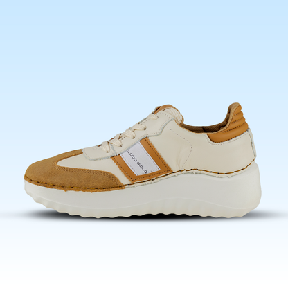 Tenis De Plataforma Para Dama 4808  Marfil