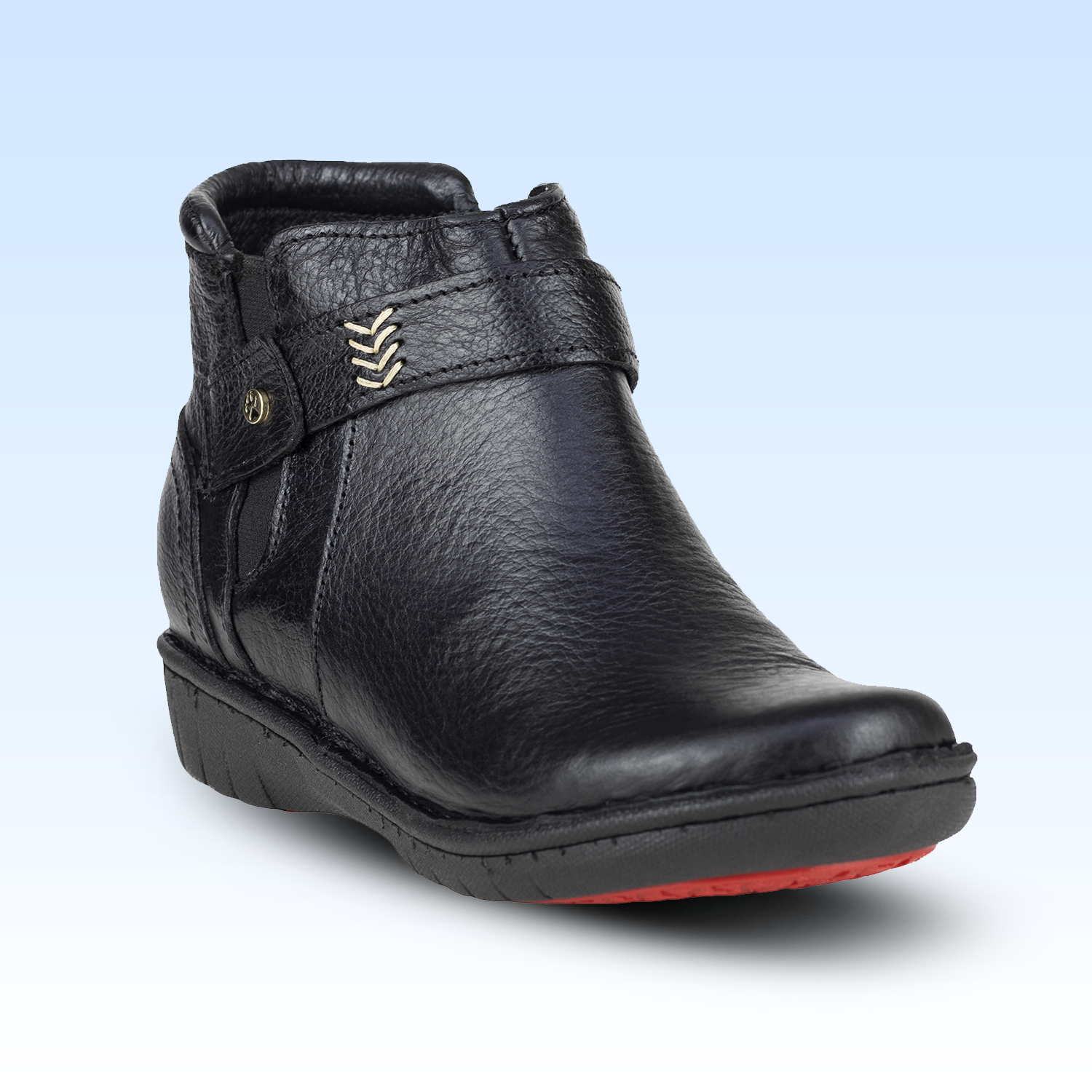 Botín Confort Casual Para Dama Lobo Solo 5860 Negro