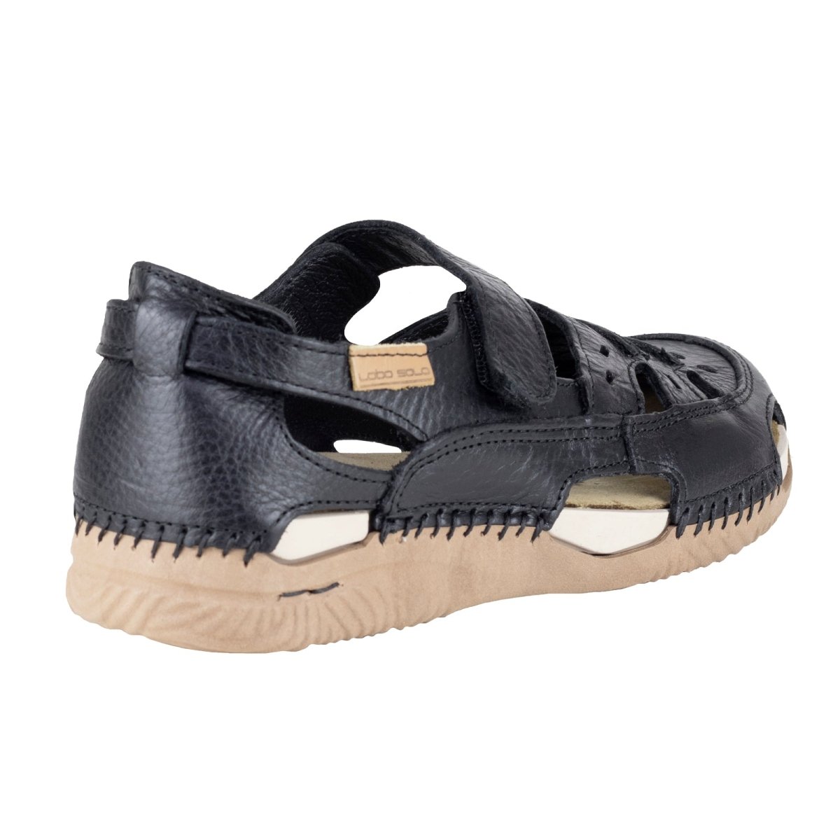 Sandalia Casual Dama Lobo Solo 1766 Premier Negro LS1766 - 220 - TPN - Roma Zapaterías