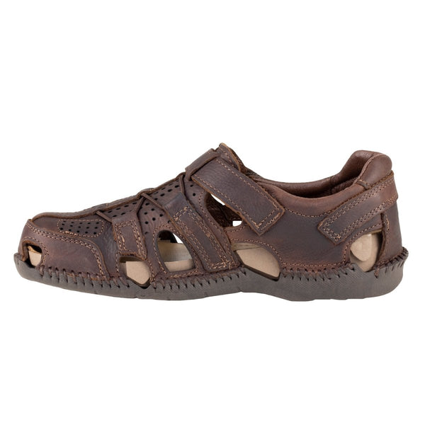 Sandalia Casual Para Caballero Lobo Solo 6597 Brown LS6597 - 250 - PBW - Roma Zapaterías