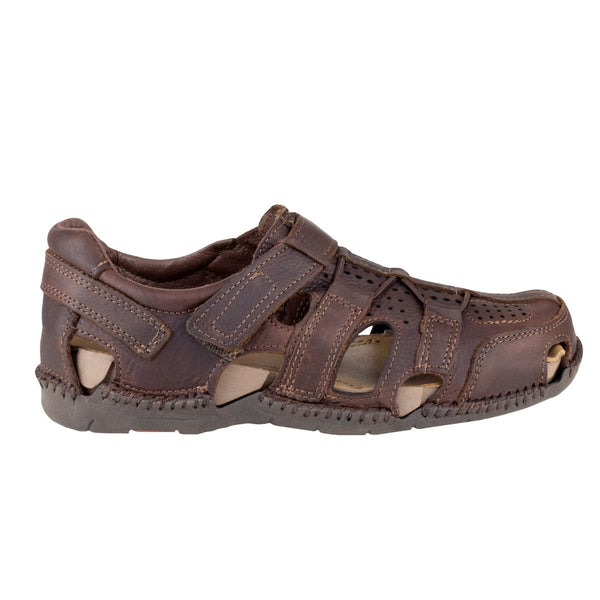 Sandalia Casual Para Caballero Lobo Solo 6597 Brown LS6597 - 250 - PBW - Roma Zapaterías
