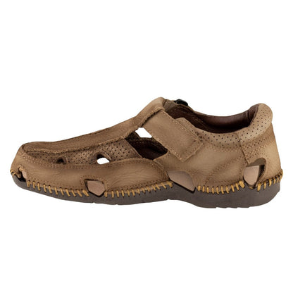 Sandalia Casual Para Caballero Lobo Solo 6604 Taupe LS6604 - 250 - GTP - Roma Zapaterías