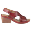 Sandalia Casual Para Dama Lobo Solo 2240 Rojo LS2240 - 220 - NRJ - Roma Zapaterías
