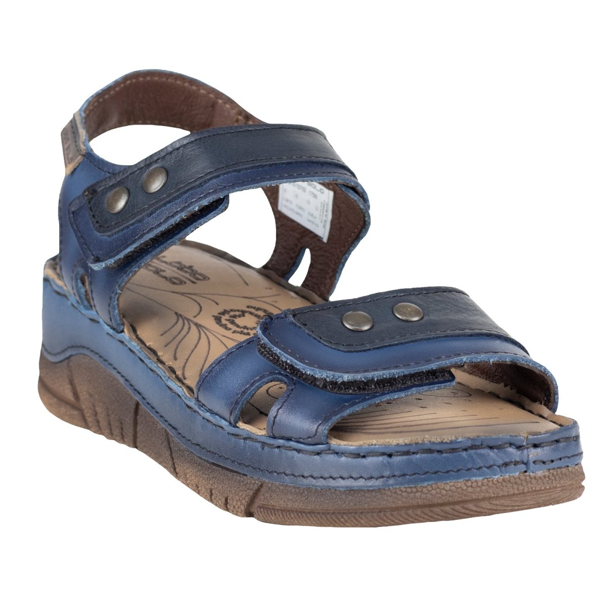 Sandalia Con Plataforma Para Dama Lobo Solo 1709 Azul LS1709 - 220 - AAN - Roma Zapaterías