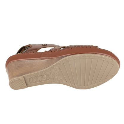 Sandalia Con Plataforma Para Dama Lobo Solo 2352 Orange LS2352 - 220 - MOG - Roma Zapaterías