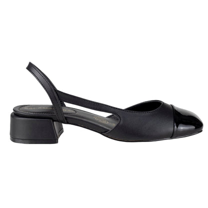 Sandalia Con Tacon Para Dama Salamandra 28402 - E Negro 28402E - 225 - SLN - Roma Zapaterías