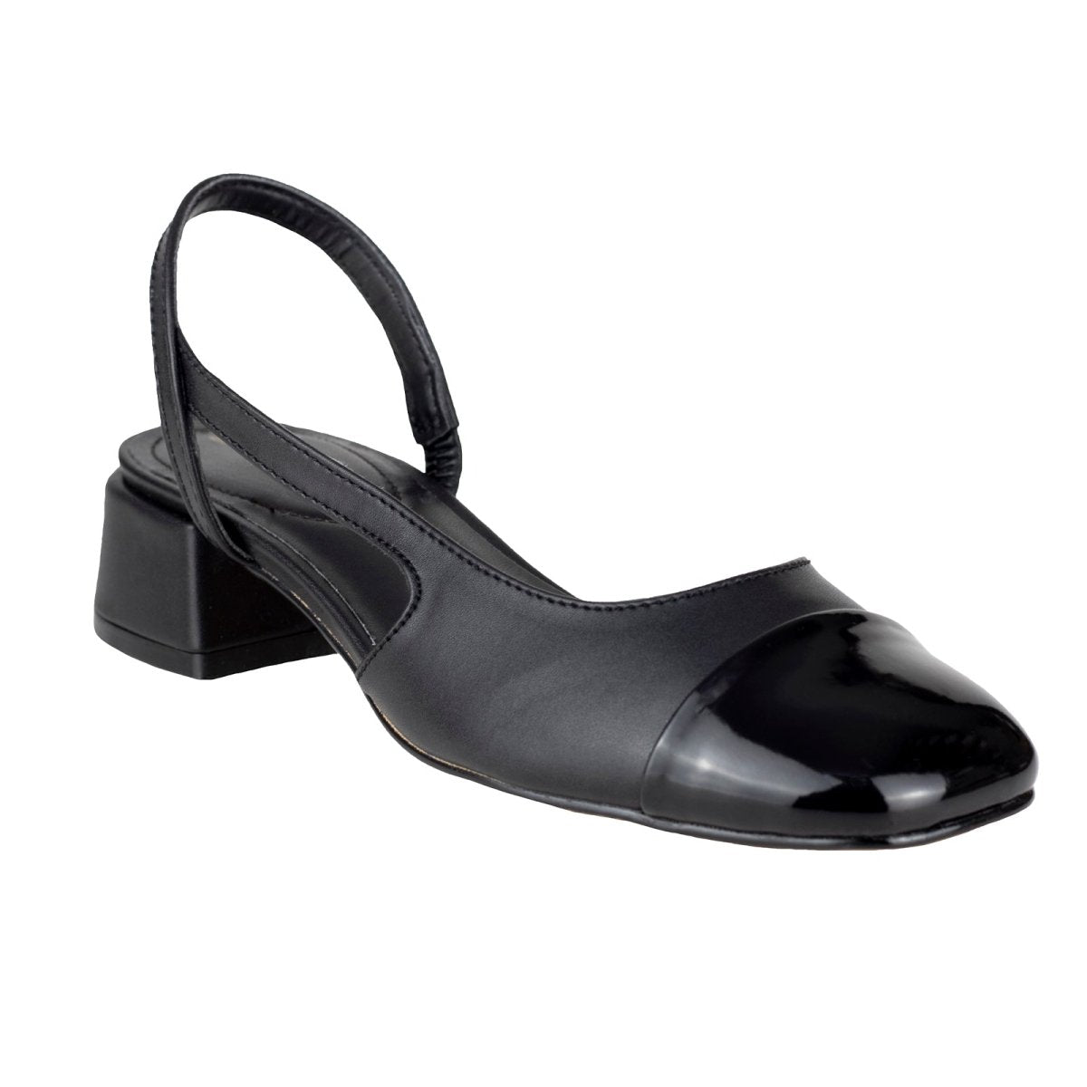 Sandalia Con Tacon Para Dama Salamandra 28402 - E Negro 28402E - 225 - SLN - Roma Zapaterías
