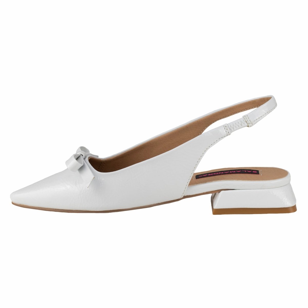 Sandalia con Tacon Para Dama Salamandra 294 - 3981 - B Blanco 2943981B - 225 - CAB - Roma Zapaterías