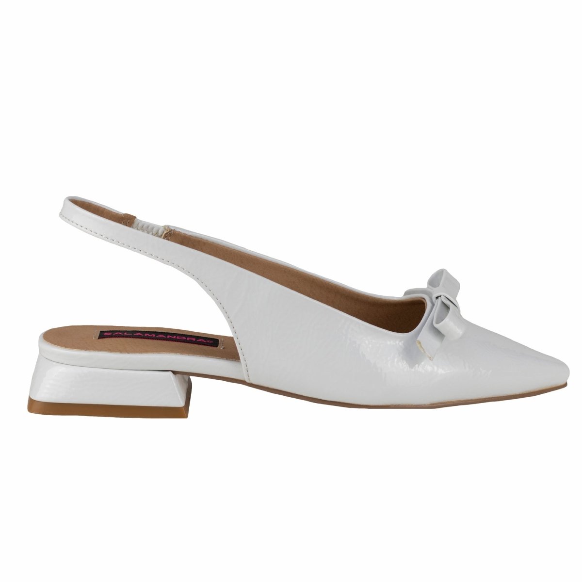 Sandalia con Tacon Para Dama Salamandra 294 - 3981 - B Blanco 2943981B - 225 - CAB - Roma Zapaterías