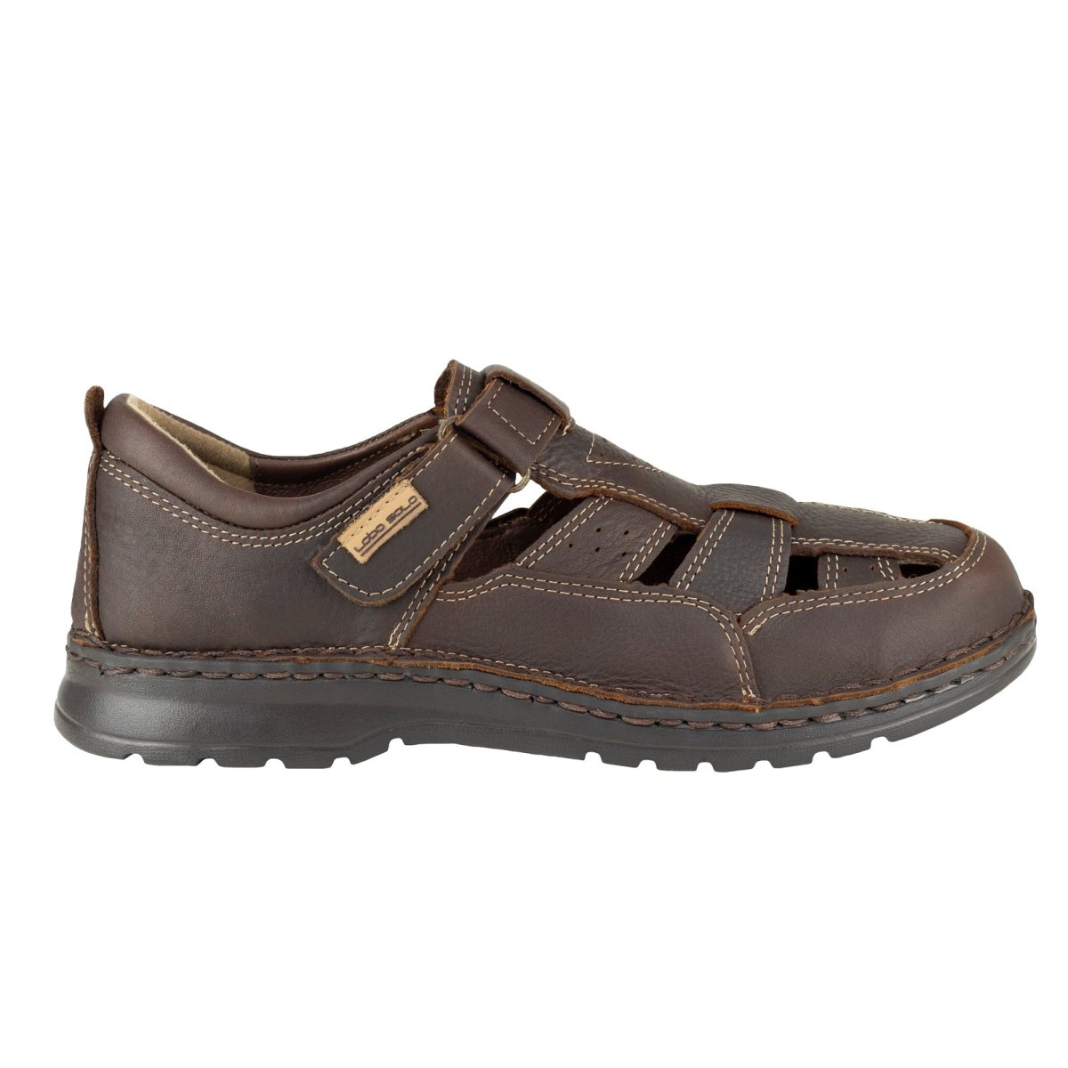 Sandalia Confort Para Caballero Lobo Solo 9661 Brown LS9661 - 250 - PBW - Roma Zapaterías